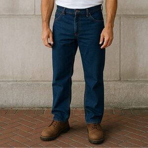 BRAND NEW CARHARTT CARPENTER JEANS Mens Dark Blue Original Dungaree Fit B237